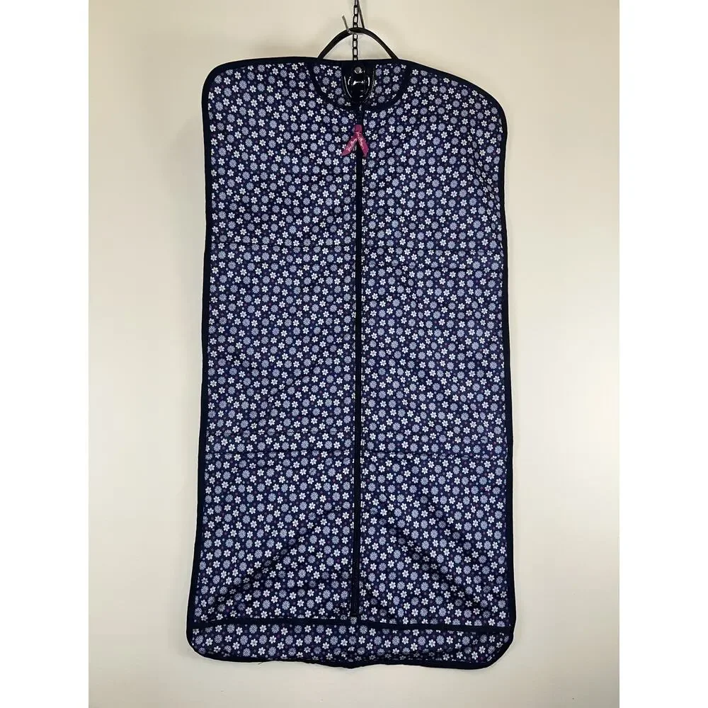 Vera Bradley Garment Bag Womens Travel Hanging Luggage Organizer Daisy Floral 80